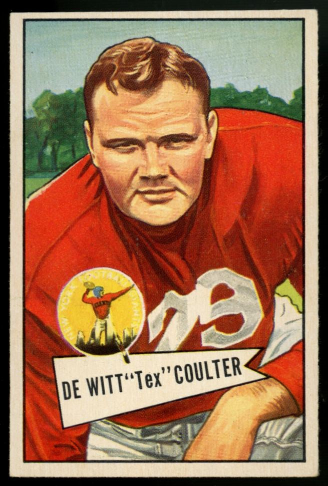 1952 Bowman Small DeWitt "Tex" Coulter #71 EX-MT