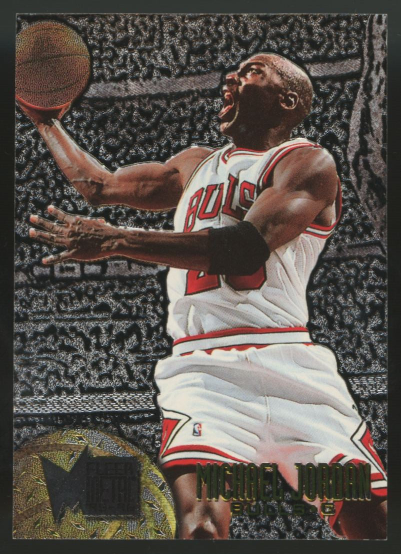 1995-96 Fleer Metal Michael Jordan Silver Spotlight #13 "C"
