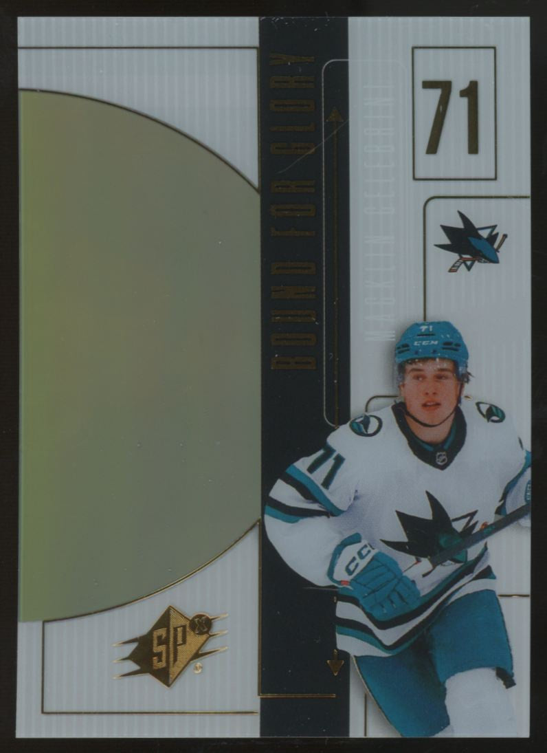2024-25 Upper Deck SPx Macklin Celebrini RC Bound For Glory #BFG-2
