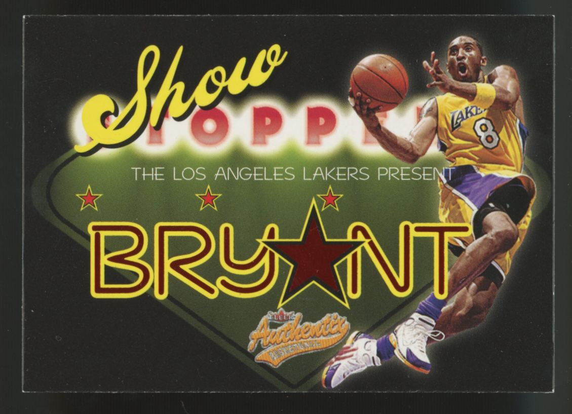2004-05 Fleer Authentix Kobe Bryant Show Stoppers #G-8
