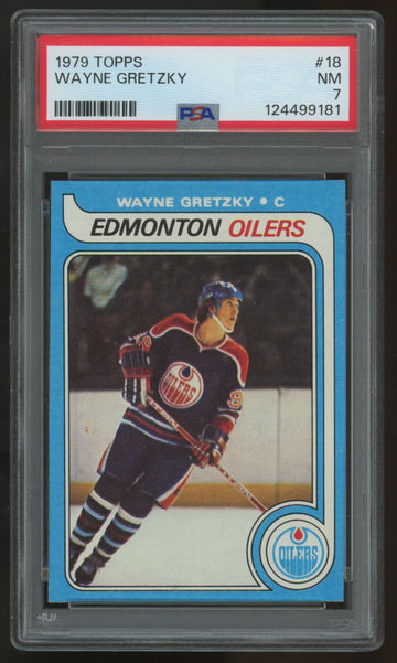 1979-80 Topps Wayne Gretzky RC #18 PSA 7