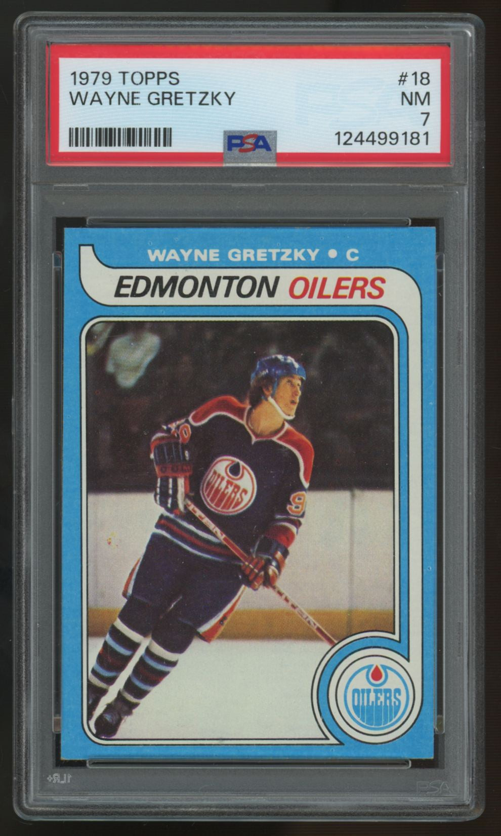 1979-80 Topps Wayne Gretzky RC #18 PSA 7