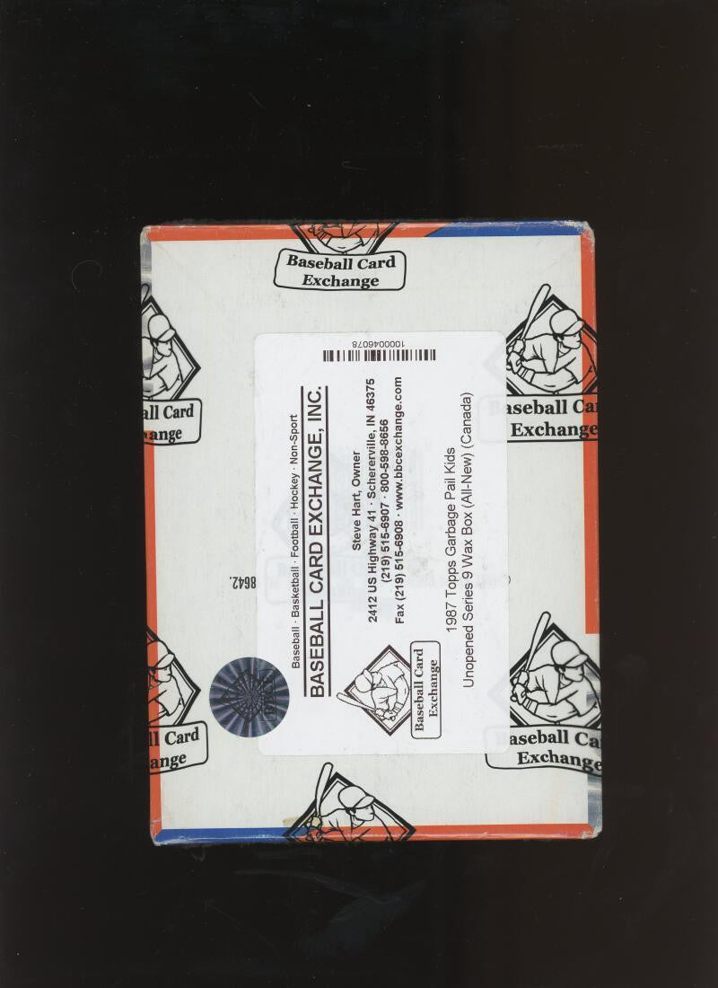 Garbage Pail Kids 9th Series BBCE Sealed Wax Box