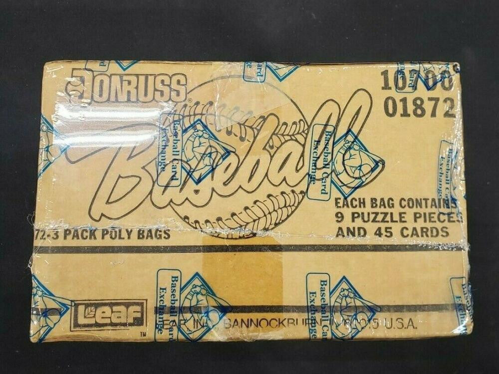 1987 Donruss Baseball BBCE Sealed Wrapped FASC Factory Sealed Rack Case