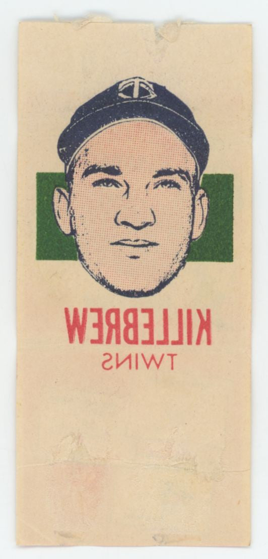 1964 Topps Baseball Photo Tattoos Harmon Killebrew