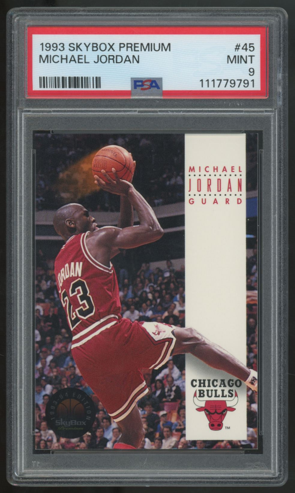 1993-94 Skybox Premium Michael Jordan #45 PSA 9