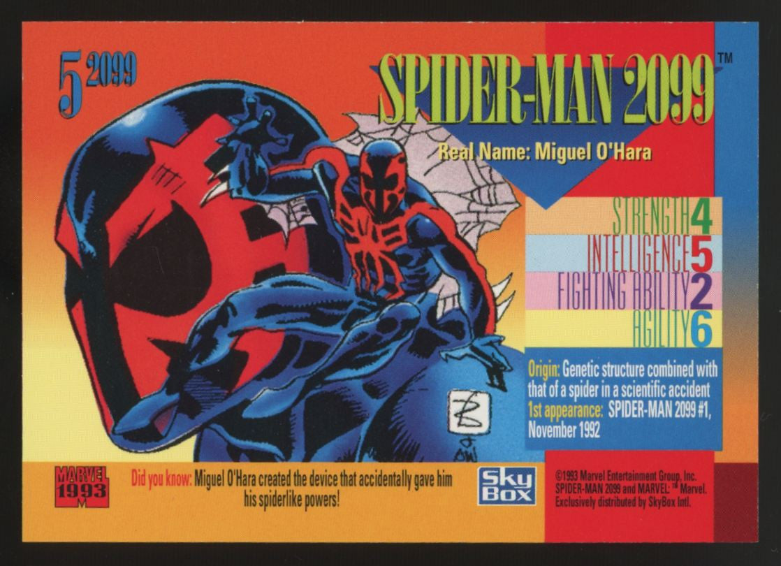 1993 SkyBox Marvel Universe Series 4 Red Foil Complete Set (9) NM