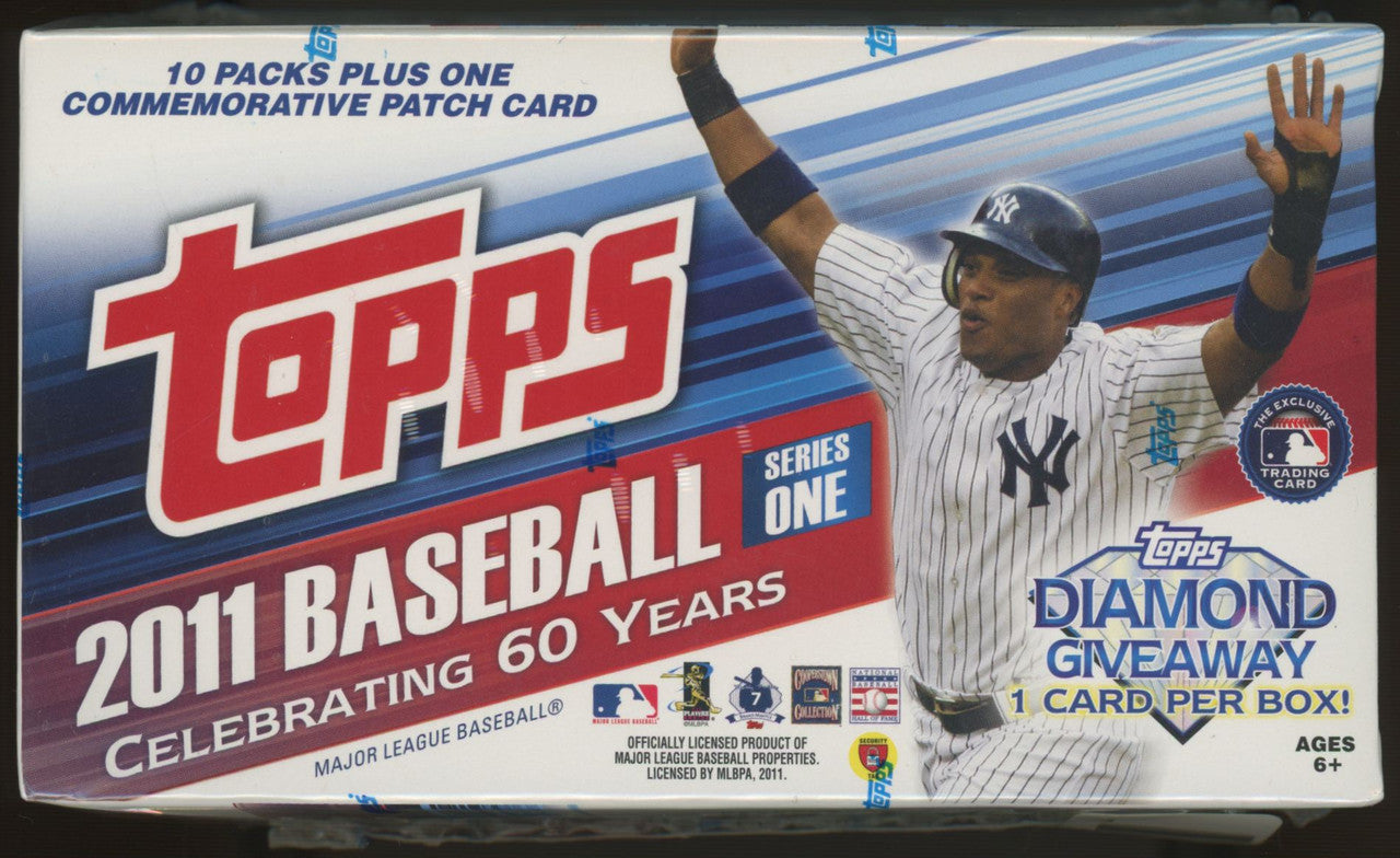 2011 Topps Baseball Series 1 Blaster Box Factory Sealed