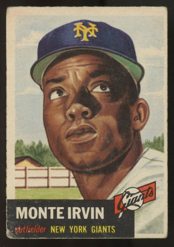 1953 Topps Monte Irvin #62 VG "A"