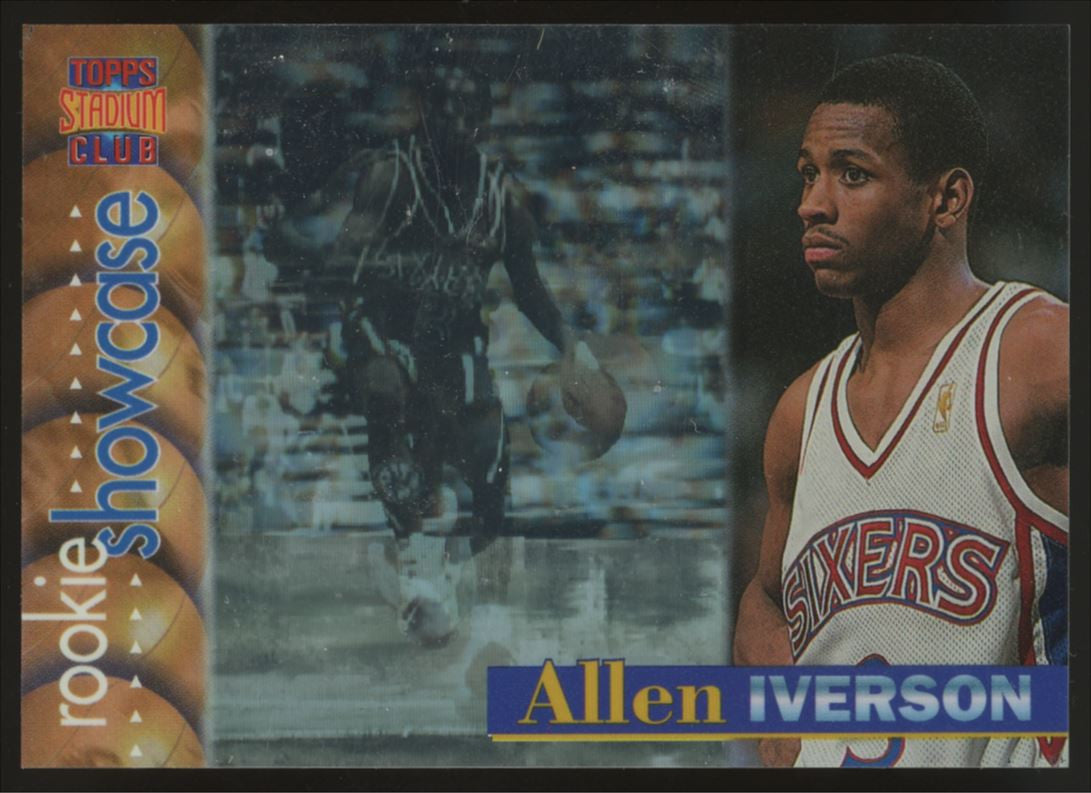 1996-97 Stadium Club Members Only Allen Iverson Rookie Showcase RC #RS25