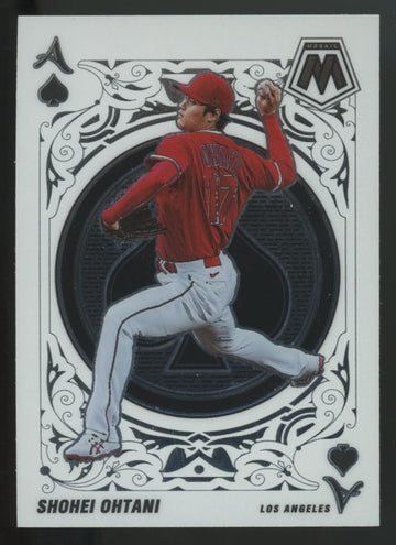 2022 Panini Mosaic Shohei Ohtani Aces #A-2 *Printing Error On Back*