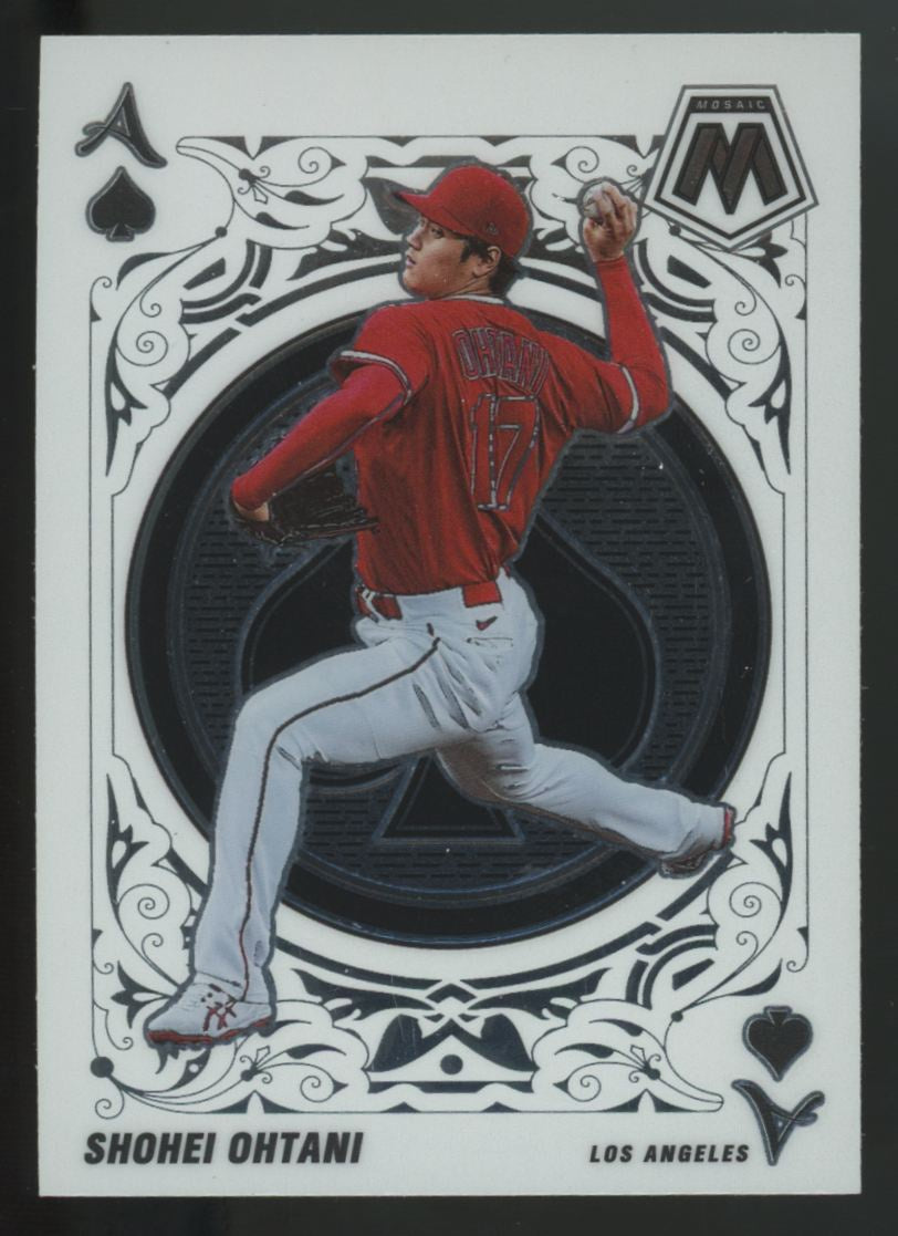 2022 Panini Mosaic Shohei Ohtani Aces #A-2 *Printing Error On Back*