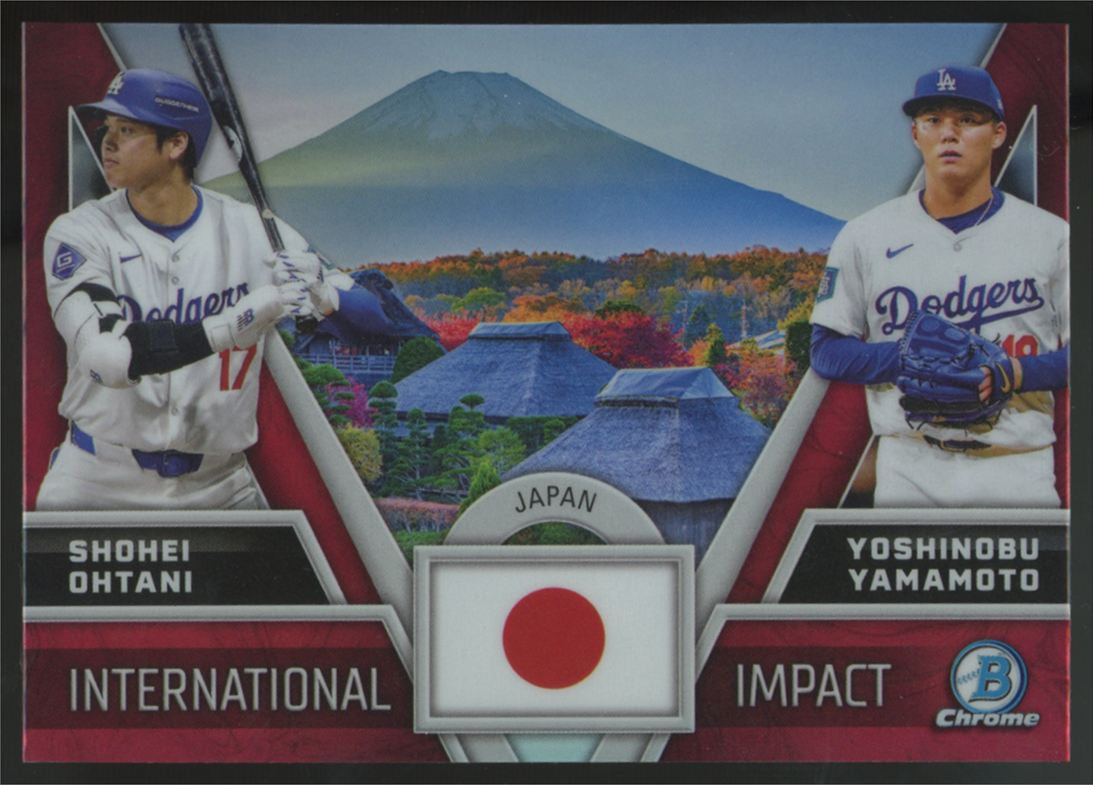 2024 Bowman Chrome Ohtani/Yamamoto International Impact #II-1 "A"