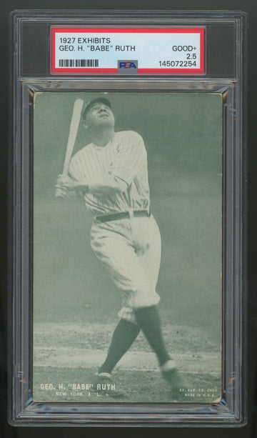 1927 Exhibits Babe Ruth PSA 2.5