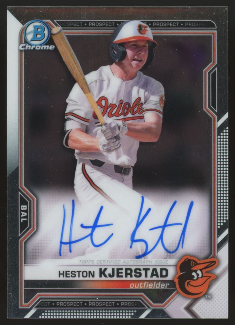 2021 Bowman Chrome Heston Kjerstad Prospect Auto #CPA-HK