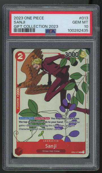 2023 One Piece Sanji Gift Collection #013 PSA 10