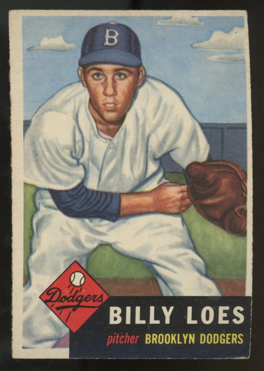 1953 Topps Billy Loes #174 EX