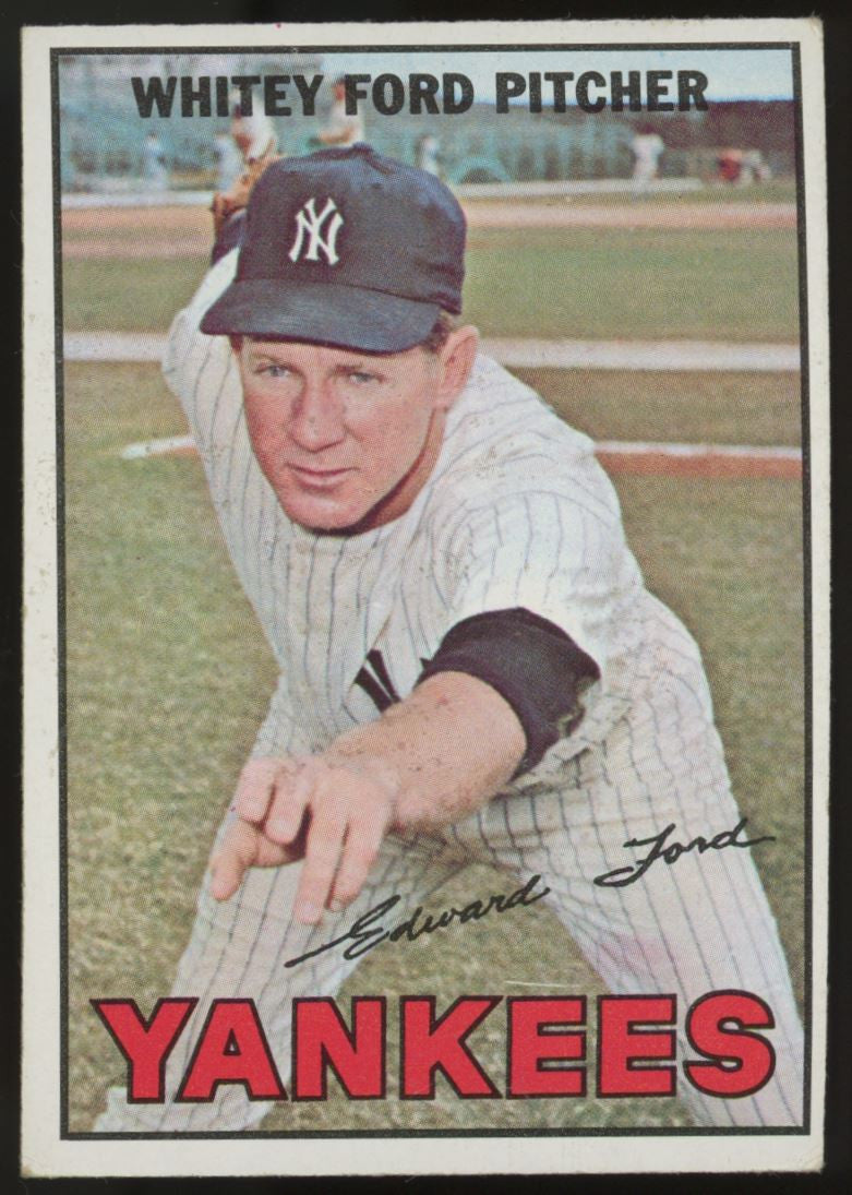 1967 Topps Whitey Ford #5 VG/EX
