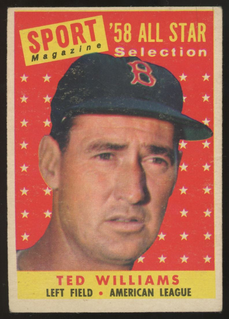 1958 Topps Ted Williams All Star #485 EX