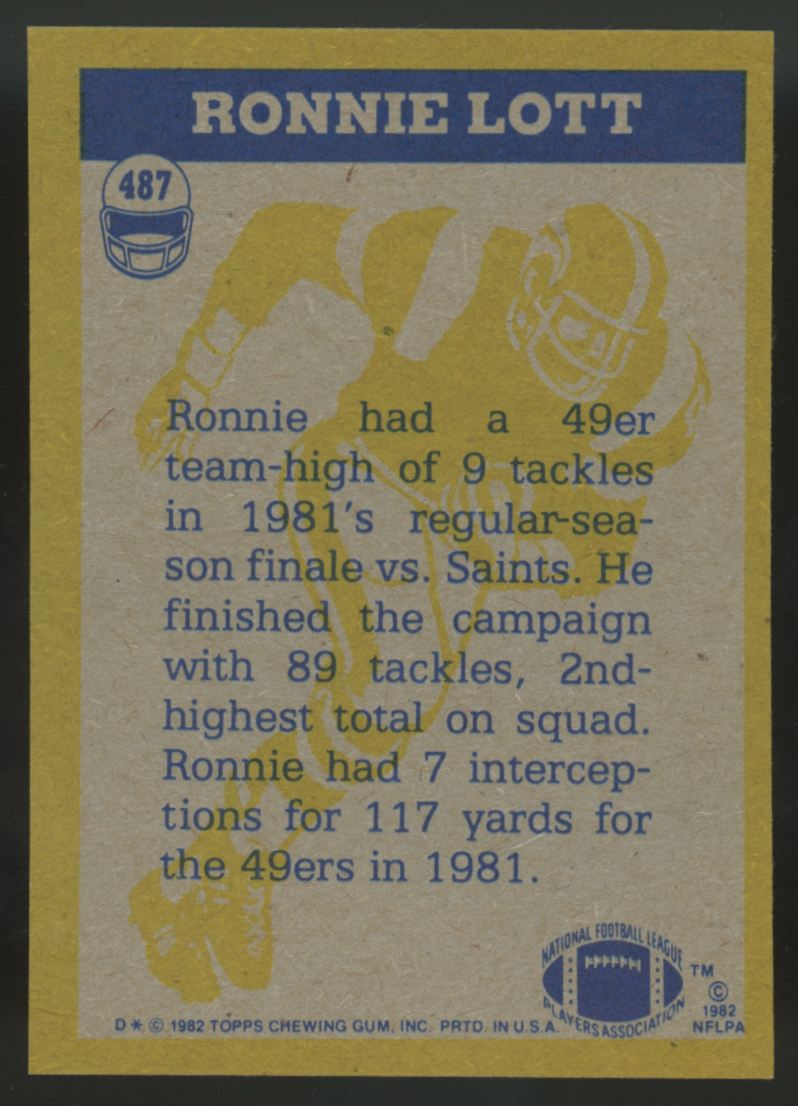 1982 Topps Football Complete Set NM-NM/MT (528/528)