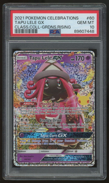 2021 Pokemon Tapu Lele GX Classic Collection #60 PSA 10