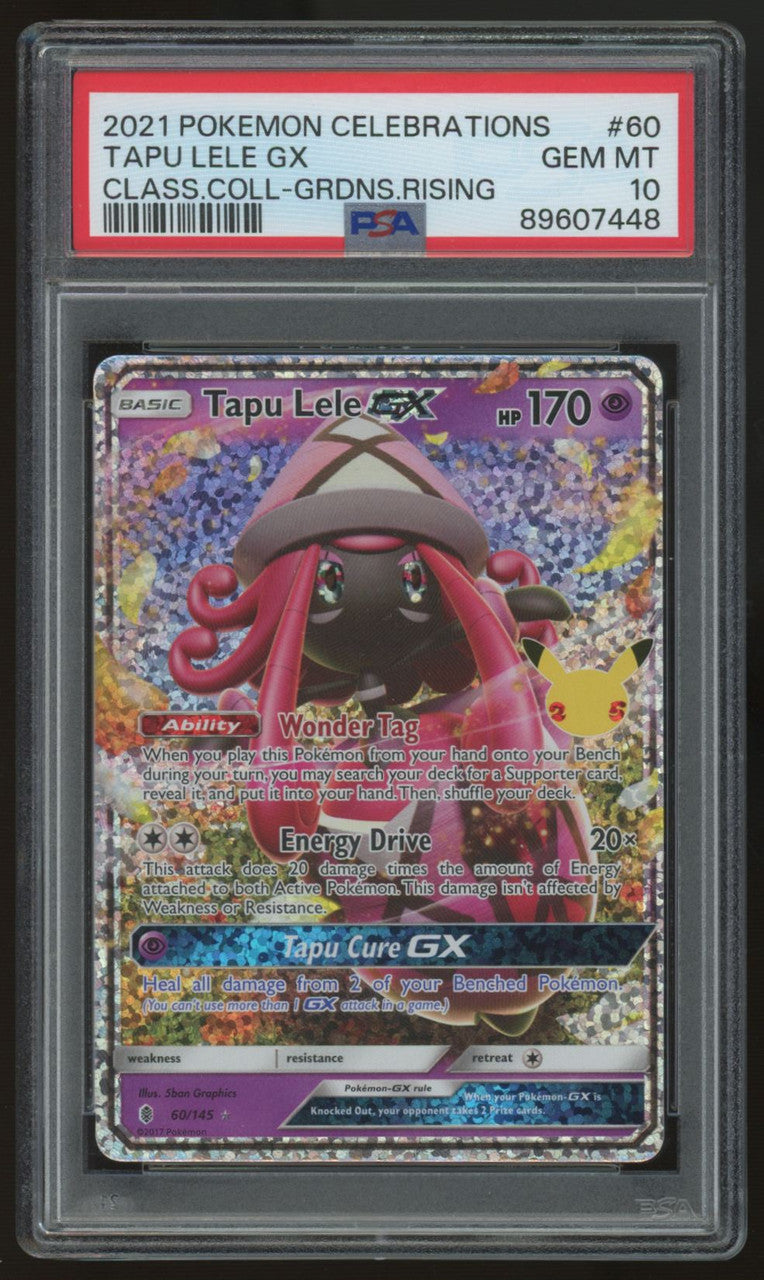 2021 Pokemon Tapu Lele GX Classic Collection #60 PSA 10