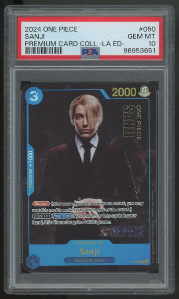 2024 One Piece Sanji Live Action Promo #050 PSA 10