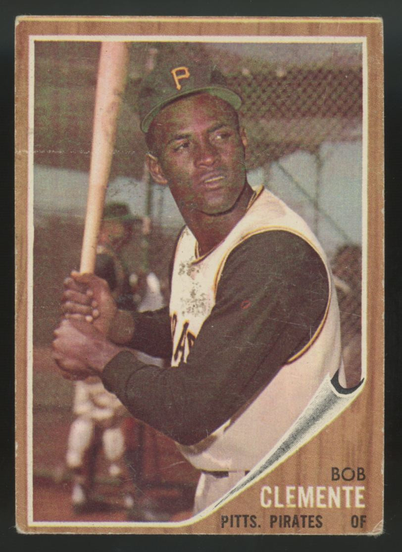 1962 Topps Roberto Bob Clemente #10 G/VG