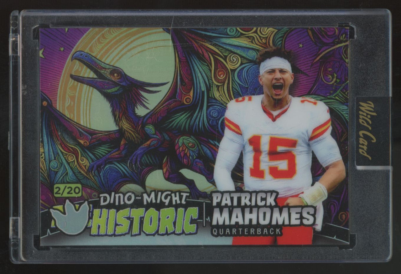 2024 Wild Card Alumination Patrick Mahomes II Dino-Might Historic /20 #PHPTE1-PM