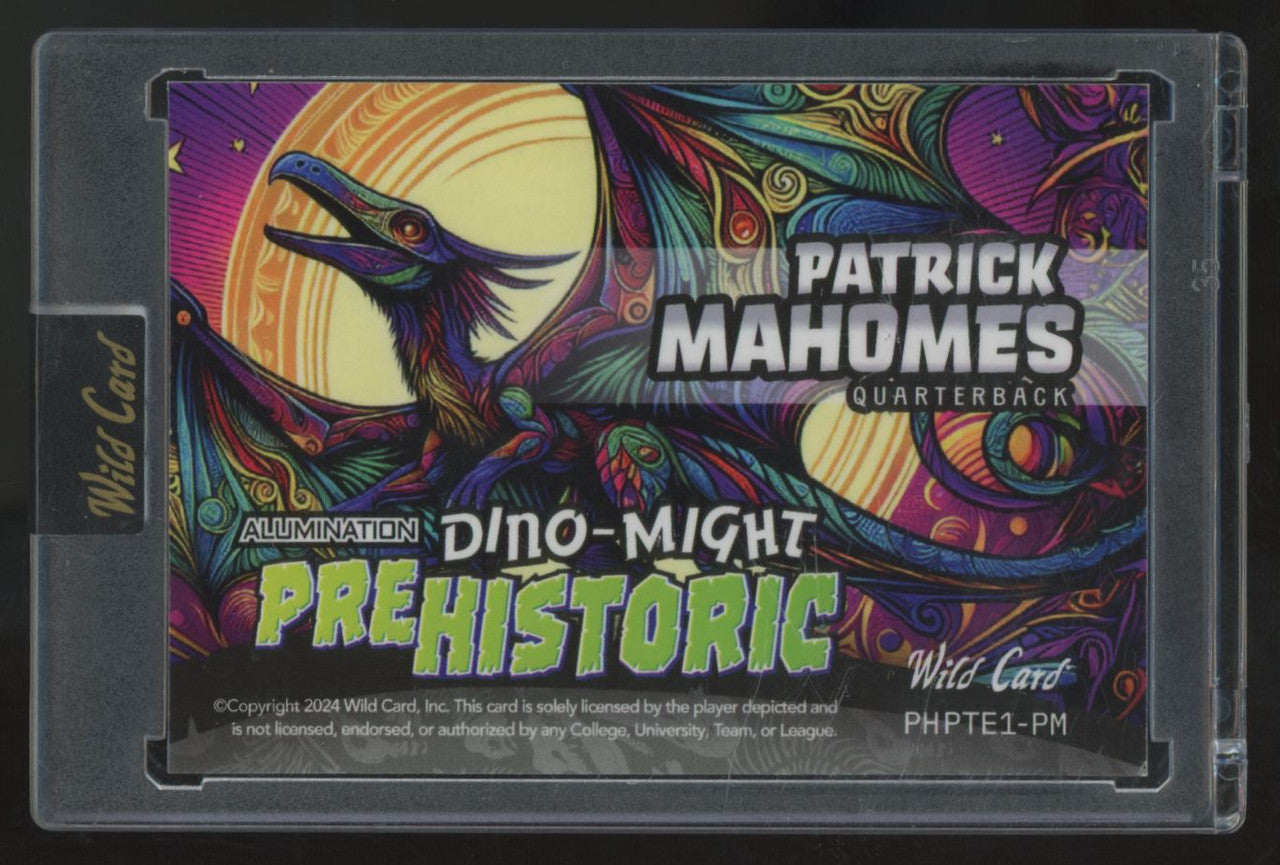 2024 Wild Card Alumination Patrick Mahomes II Dino-Might Historic /20 #PHPTE1-PM