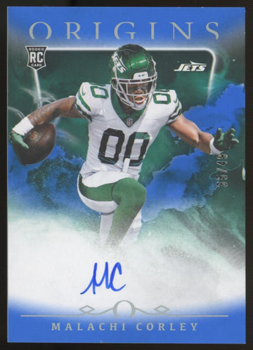 2024 Origins Malachi Corley RC Auto Blue /49 #RAU-MCO