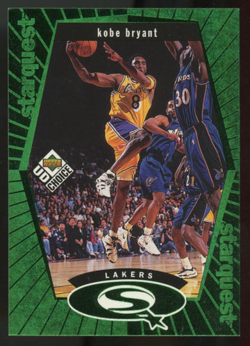 1998-99 Upper Deck UD Choice Kobe Bryant Starquest Green #SQ13