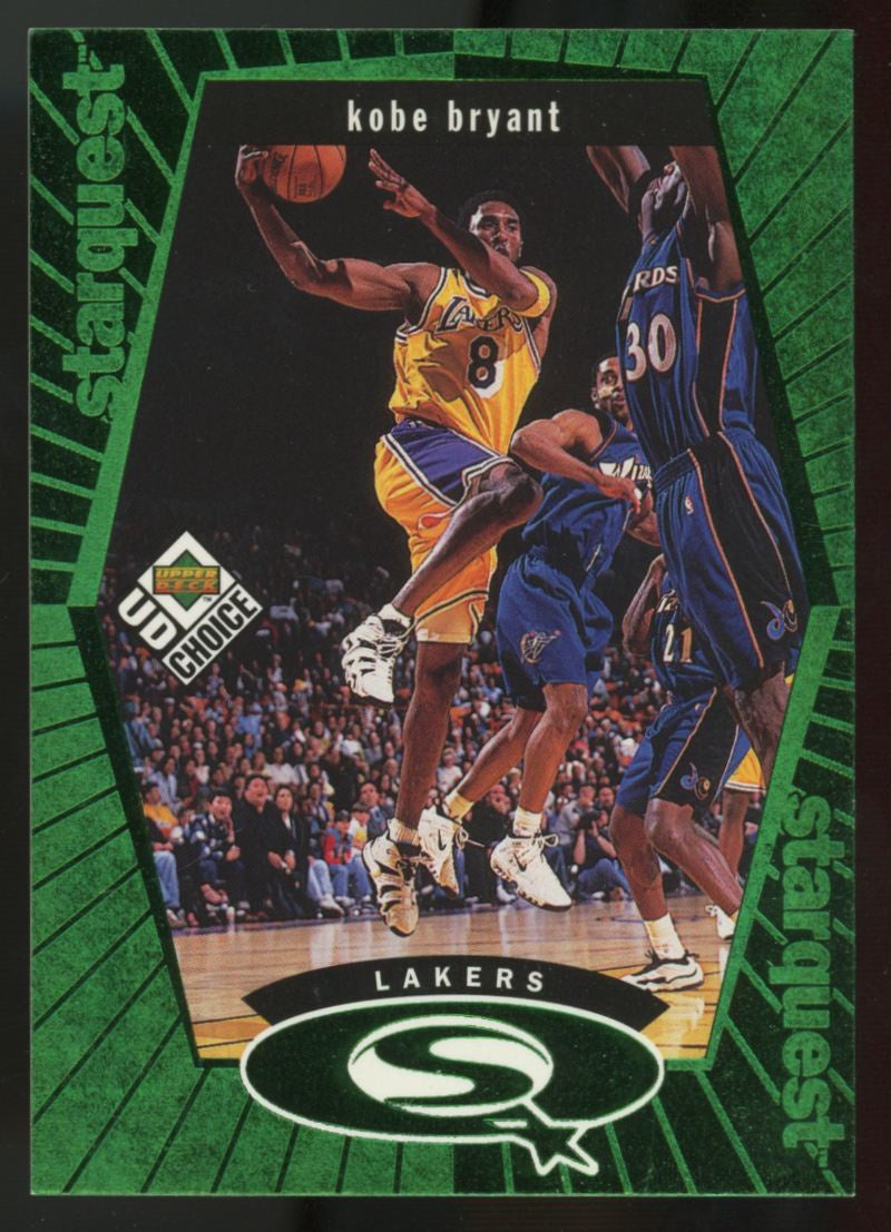 1998-99 Upper Deck UD Choice Kobe Bryant Starquest Green #SQ13