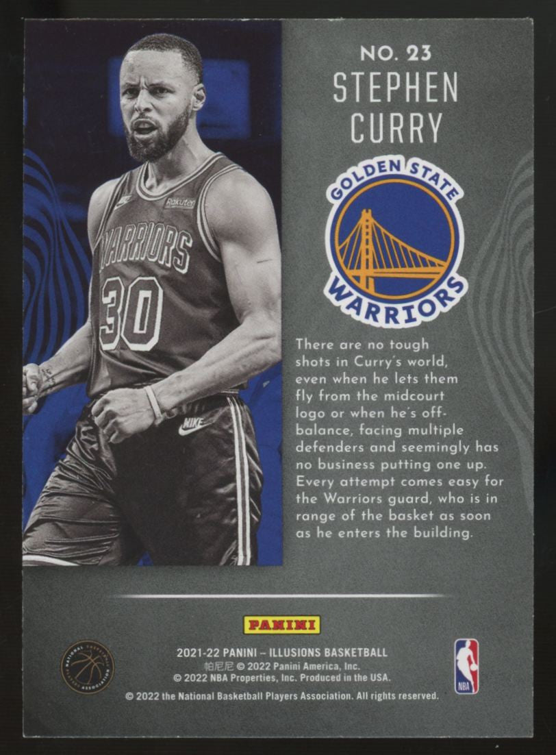 2021-22 Panini Illusions Stephen Curry Tough SSP #23