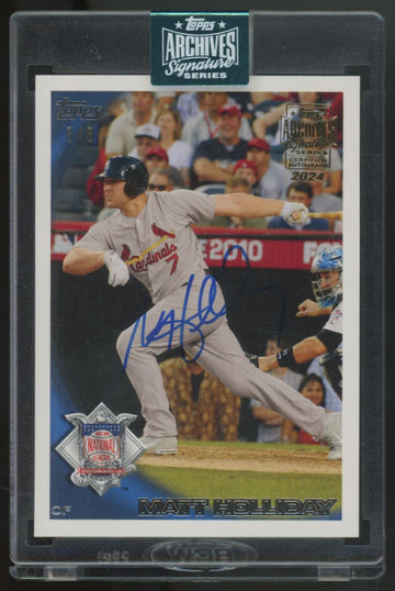 2024 Topps Archives Signature Series Matt Holliday All Star Auto /8 #US-161