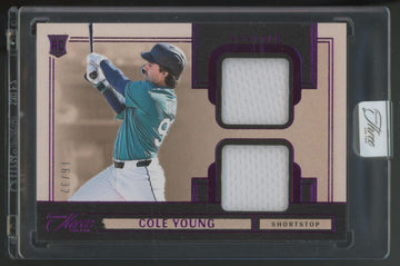 2025 Three & Two Cole Young Full Count Prospect Dual Patch /32 #PDJ-CY