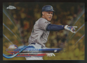 2018 Topps Chrome Update Aaron Judge All-Star Game Gold Refractor /50 #HMT70