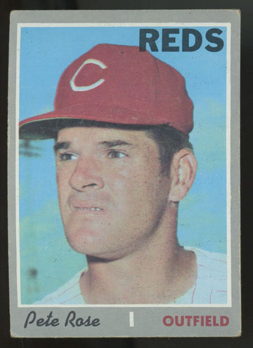 1970 Topps Pete Rose #580 G/VG (Wrinkles) "A"