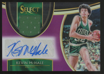 2018-19 Panini Select Kevin McHale Purple Patch Auto /65 #AM-KMH