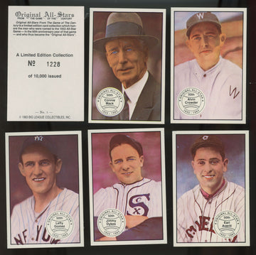 1983 Big League Collectibles Original All Stars Baseball Complete Set (40/40)