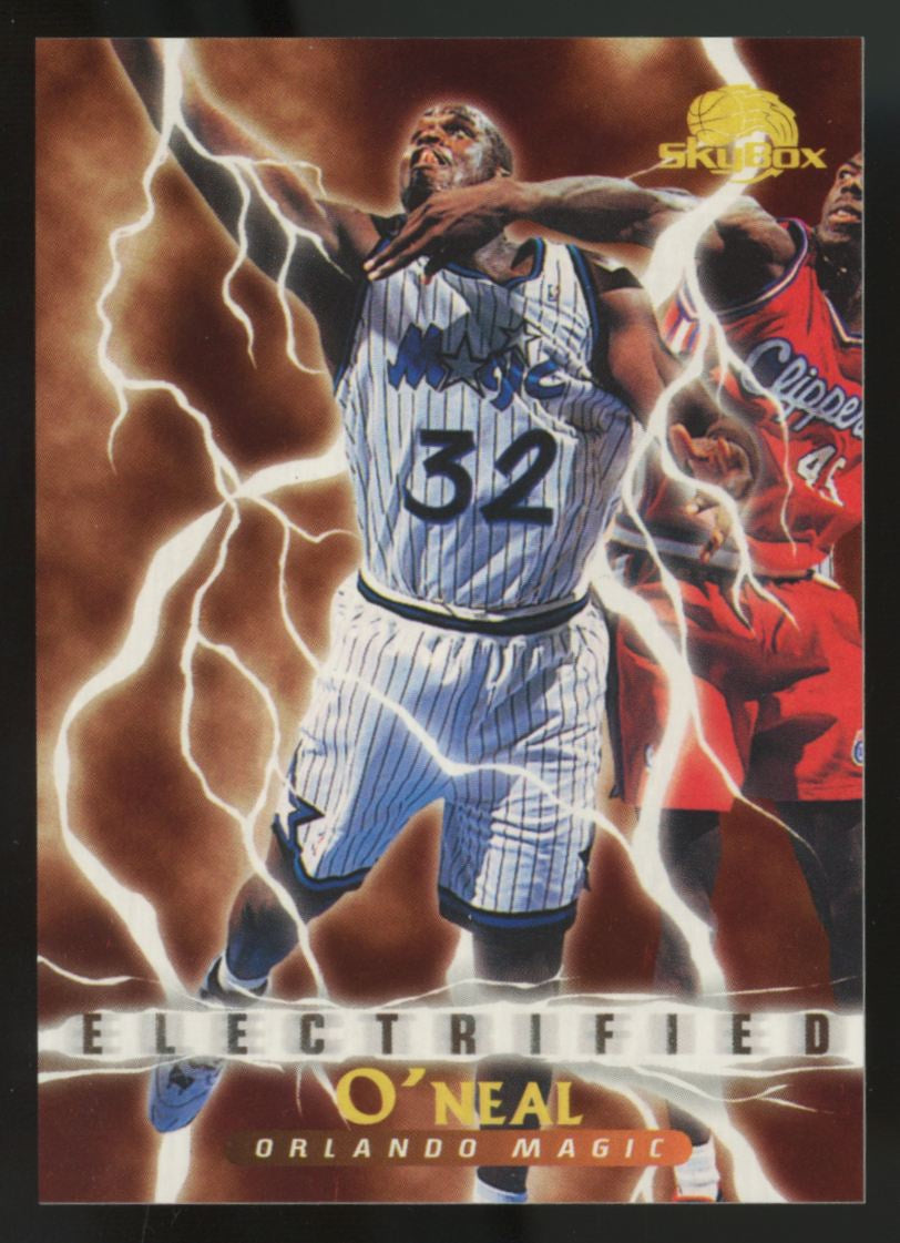 1995-96 Skybox Premium Shaquille O'Neal Electrified #293 NM "J"