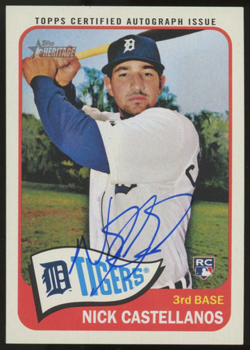 2014 Topps Heritage Nick Castellanos RC Auto #ROA-NC