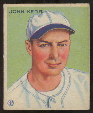 1933 Goudey John Kerr #214 VG
