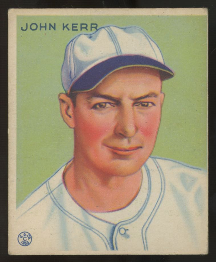 1933 Goudey John Kerr #214 VG