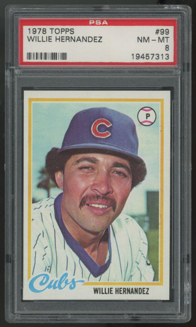 1978 Topps Willie Hernandez RC #99 PSA 8