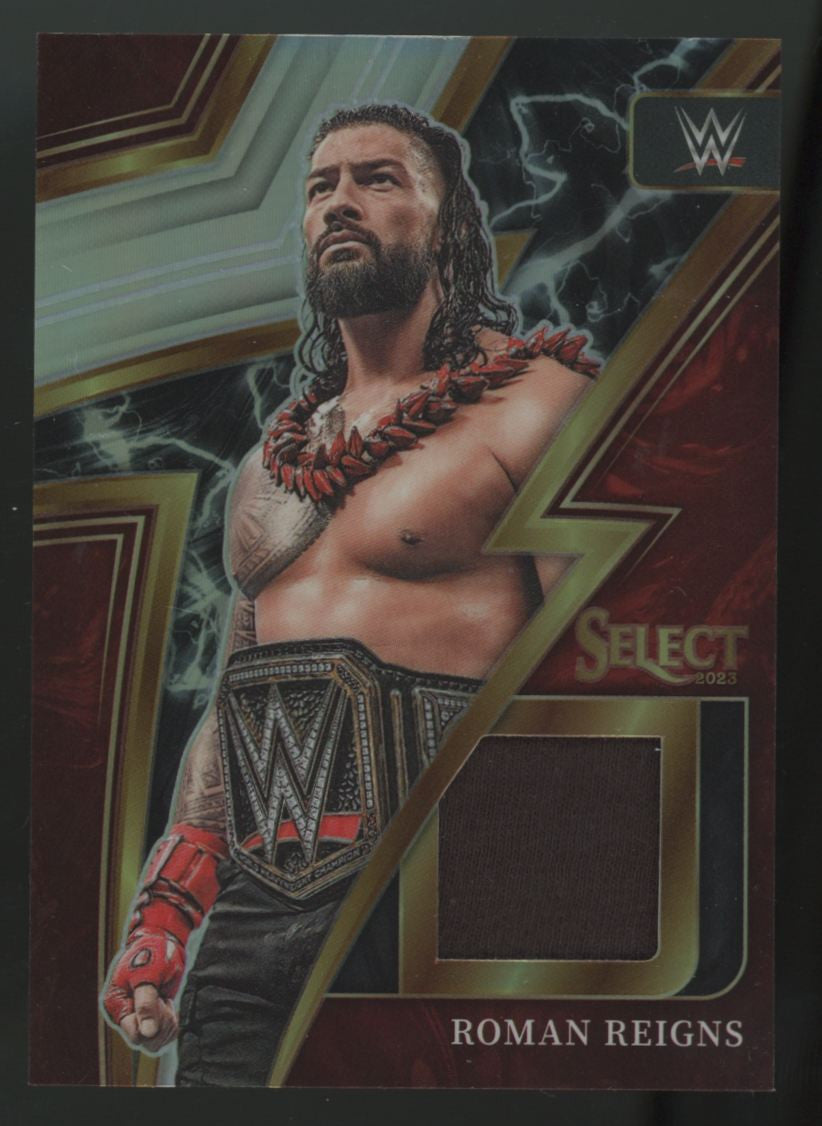 2023 Panini Select WWE Roman Reigns Sparks Patch #SP-RRN