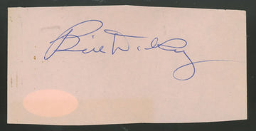 Bill Dickey Signed Autographed Cut JSA