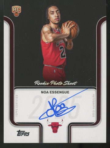 2025-26 Topps Noa Essengue RC Rookie Photo Shoot Auto #RP-NE