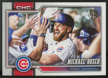 2026 Topps Series One Michael Bush Golden Mirror SSP #348