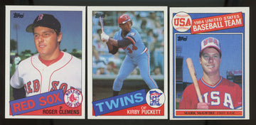 1985 Topps Baseball Complete Set (792) NM-MT Clemens Puckett McGwire RC